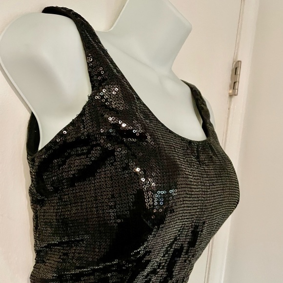 Saree lehnga black sequence blouse NWOT - Picture 3 of 5